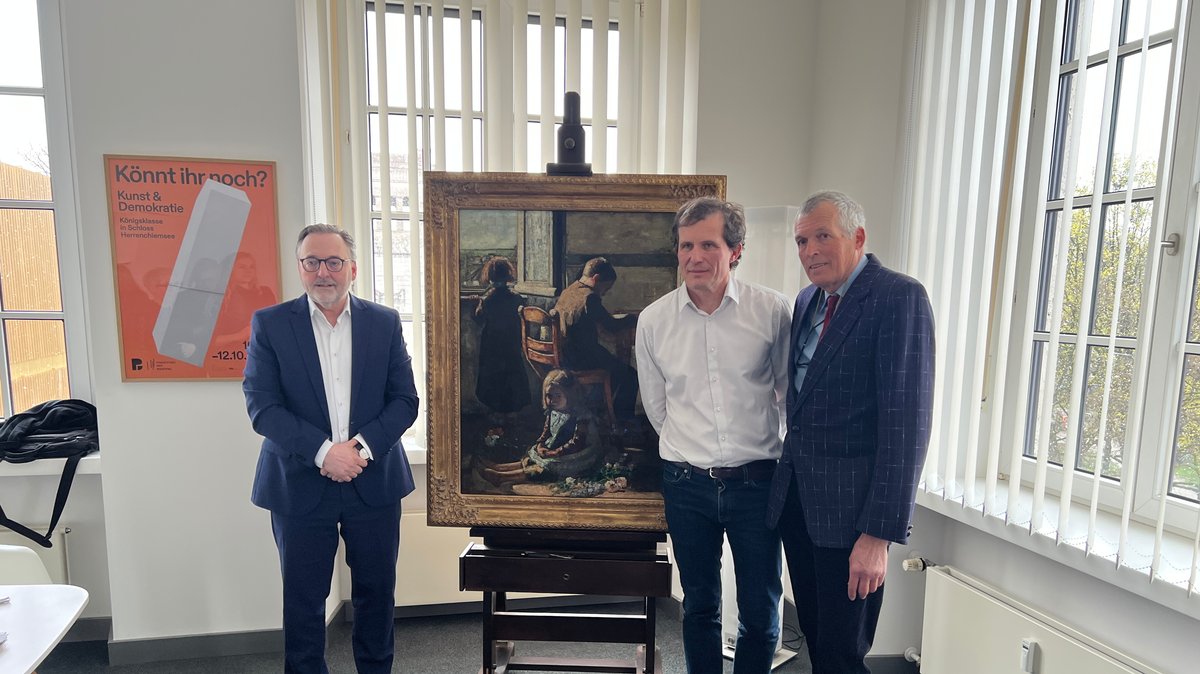 Rückgabe des Gemäldes "Interieur mit Kindern"