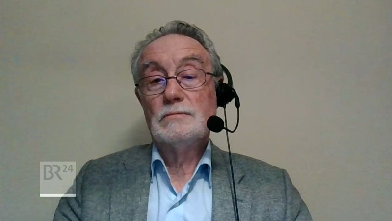 Der Ökonom Prof. Rolf Langhammer vom Kiel Institut für Weltwirtschaft ist im Schaltgespräch mit Moderatorin Ursula Heller bei BR24 TV. Das EU Parlament setzt das Handelsabkommen mit den USA vorerst aus. Ist das die richtige Antwort? | Bild: Bayerischer Rundfunk 2026 Der Ökonom Prof. Rolf Langhammer vom Kiel Institut für Weltwirtschaft ist im Schaltgespräch mit Moderatorin Ursula Heller bei BR24 TV. Das EU Parlament setzt das Handelsabkommen mit den USA vorerst aus. Ist das die richtige Antwort?