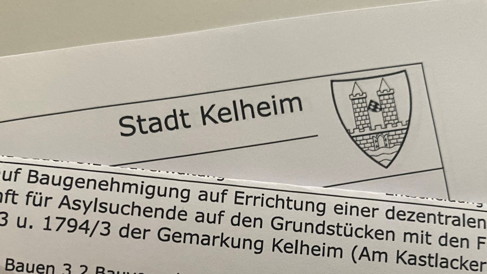 Auszug aus der Tagesordnung des Kelheimer Bauauschusses