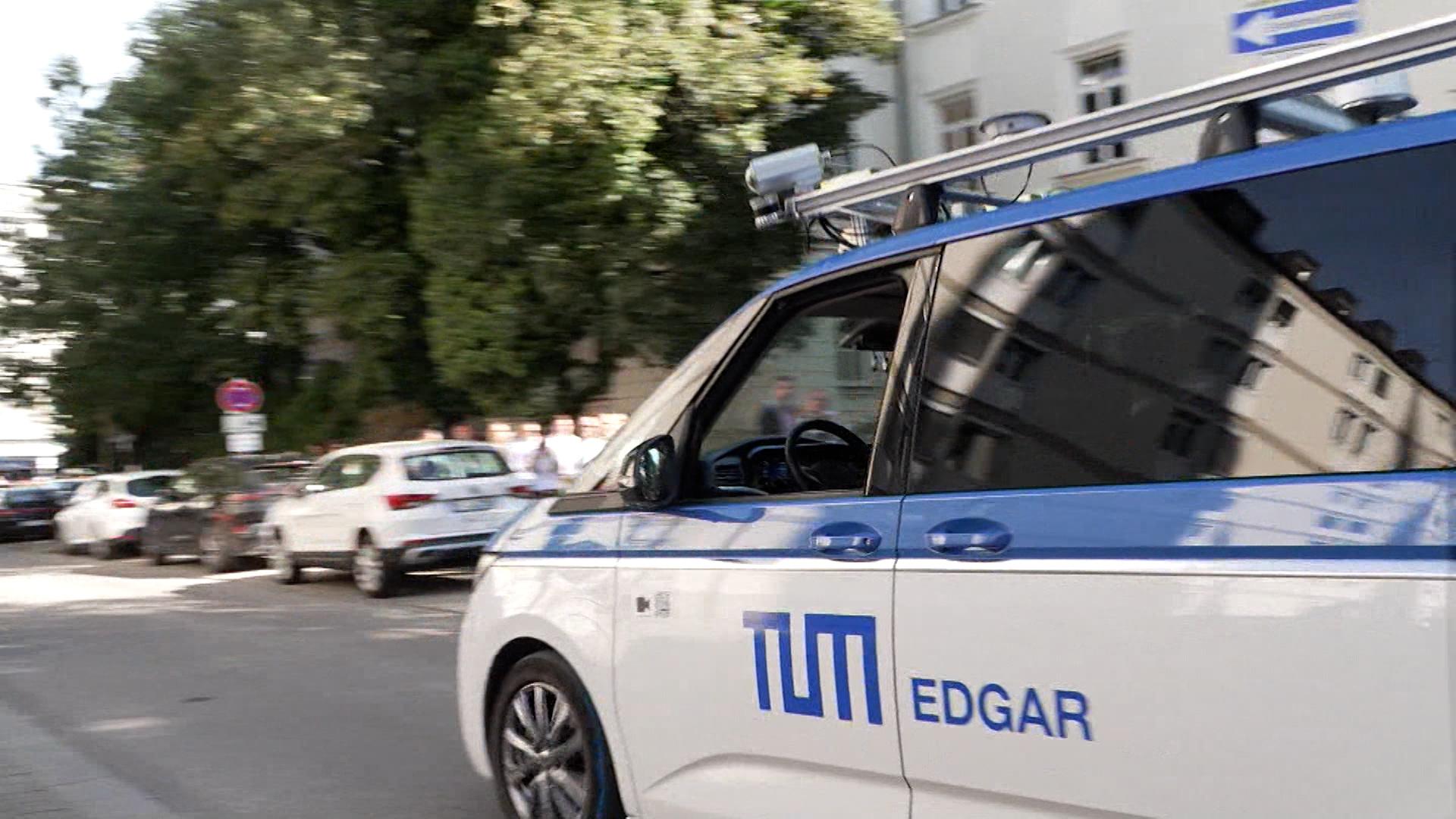 Edgar heißt der neue voll-autonome Van. Er bringt seine Fahrgäste vom Hauptbahnhof zur Wiesn – oder andersrum.