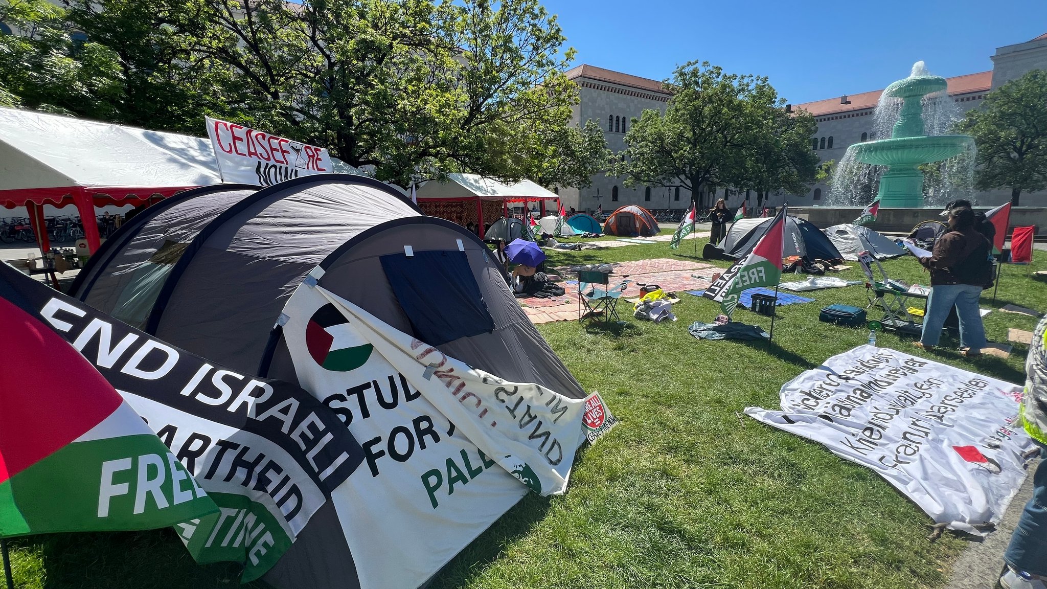 Pro-Palästina-Camp an der LMU: Wer protestiert und warum?