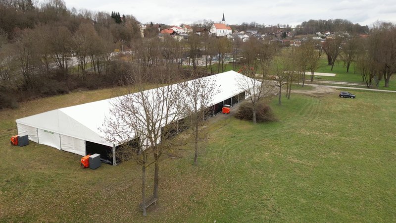 Das beheizbare Zelt in Marklkofen-Steinberg