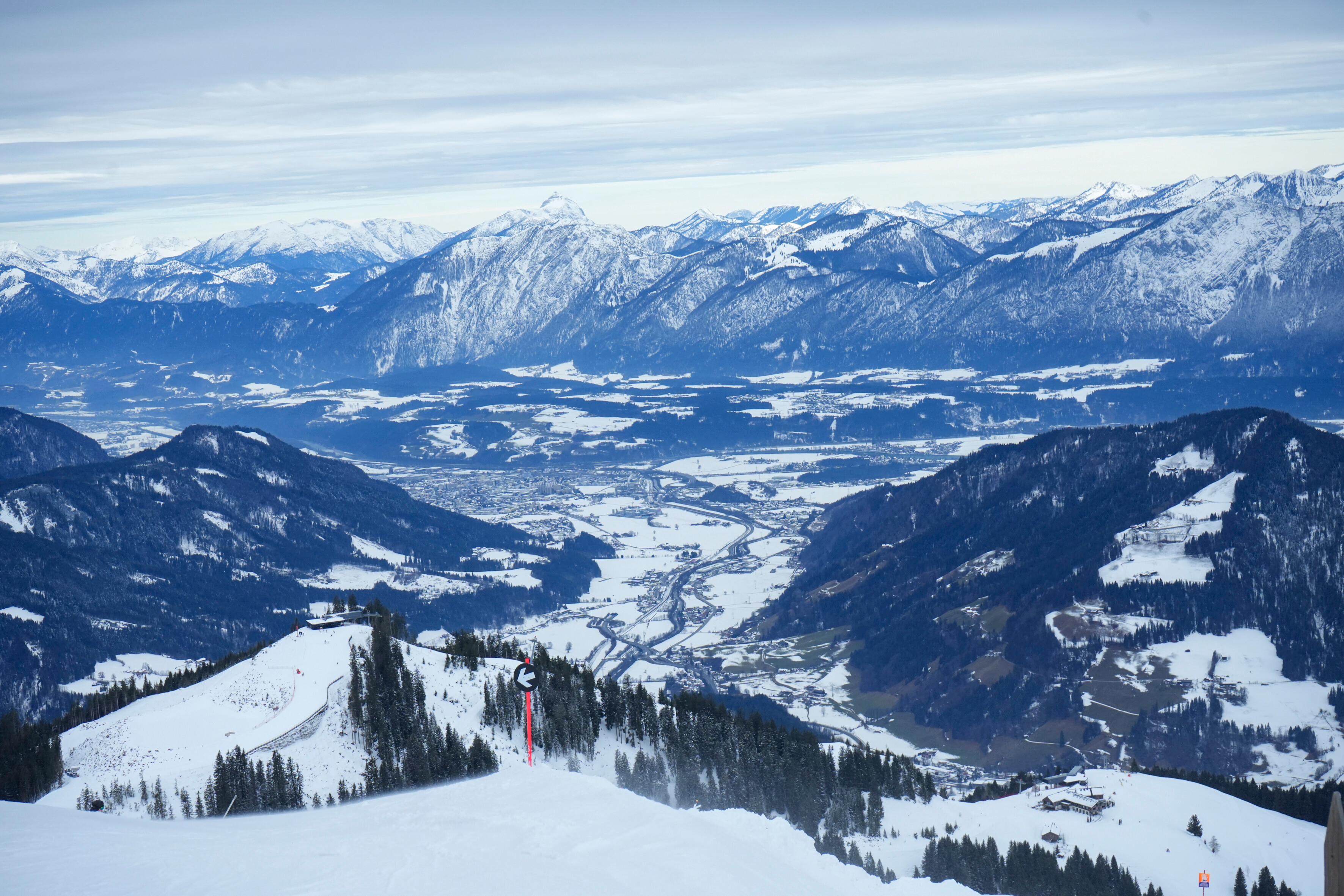Blick auf das Alpenpanorama im Gebiet Skiwelt Wilder Kaiser/Brixental (Symbolbild)