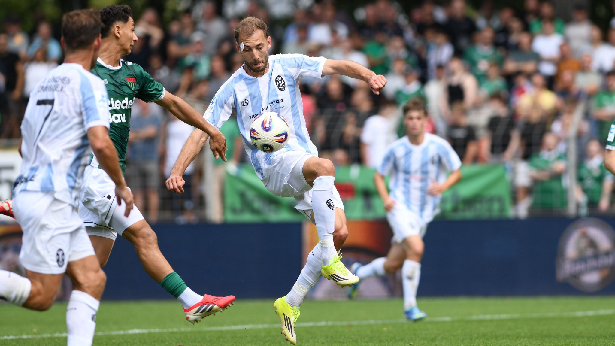 Der TSV 1860 München und der 1. FC Schweinfurt 05 haben sich mit einem Remis getrennt | Bild: picture-alliance/dpa Der TSV 1860 München und der 1. FC Schweinfurt 05 haben sich mit einem Remis getrennt
