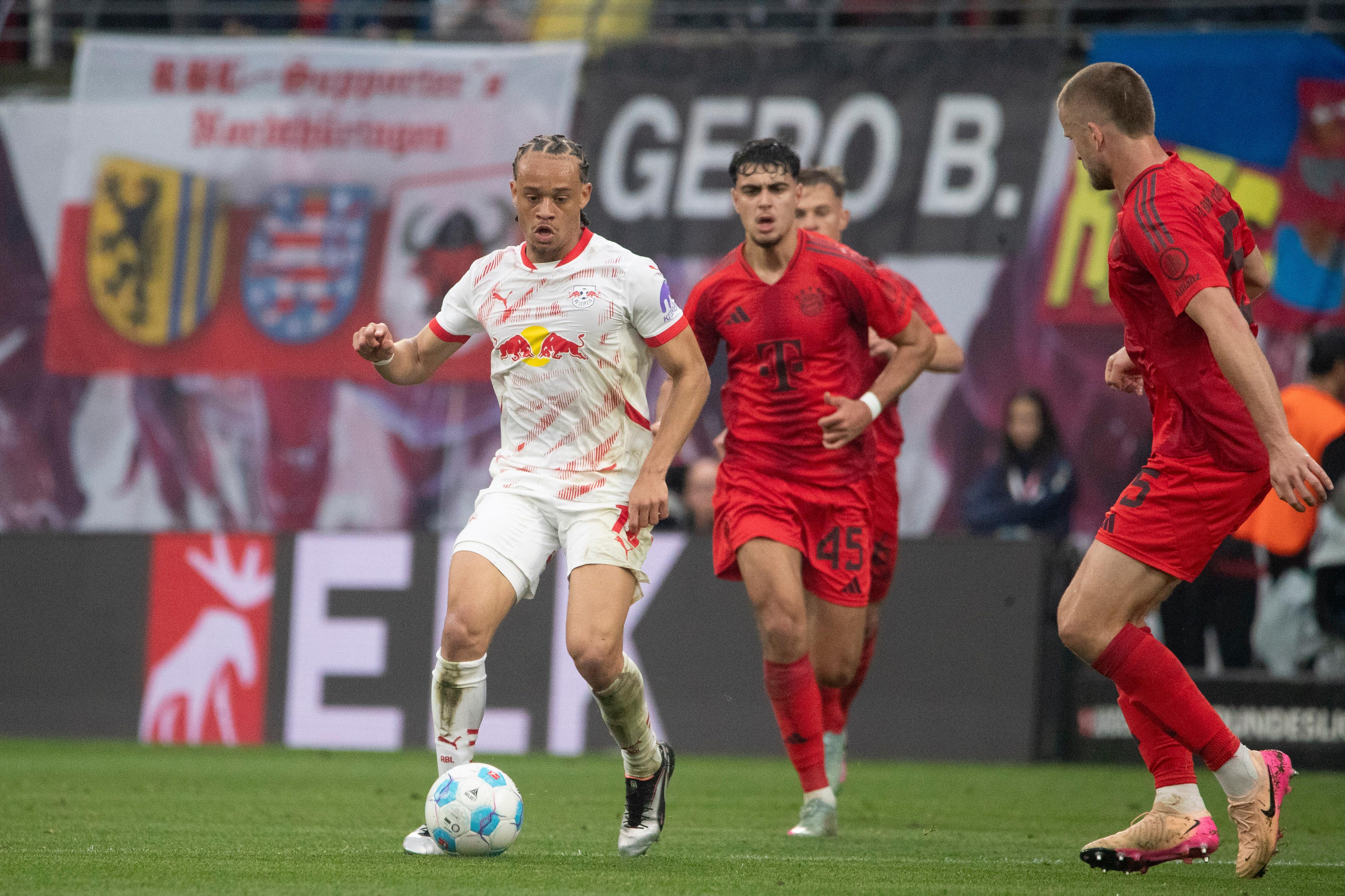 Spielszene RB Leipzig - Bayern München 