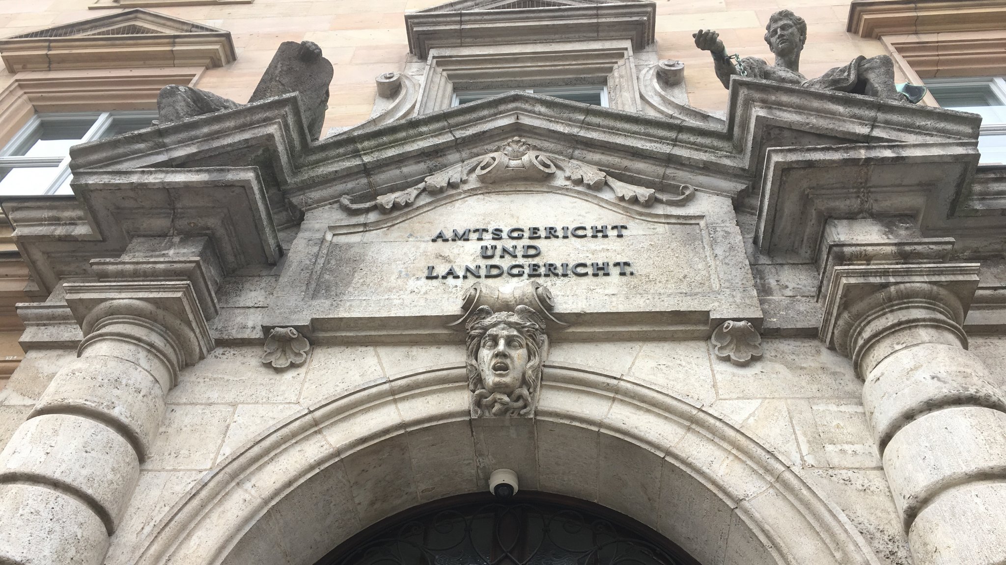 Außenansicht des Amts- und Landgerichts Regenburg