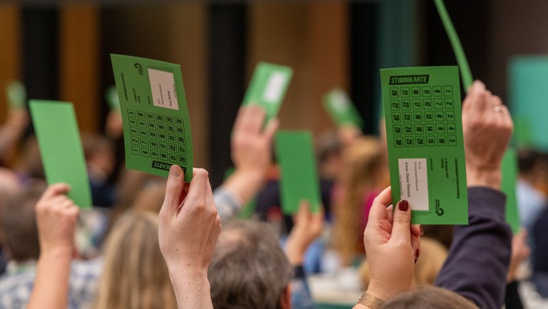 Auch die Grünen werden sich auf ihrem Bundesparteitag mit den Haushalt  befassen müssen