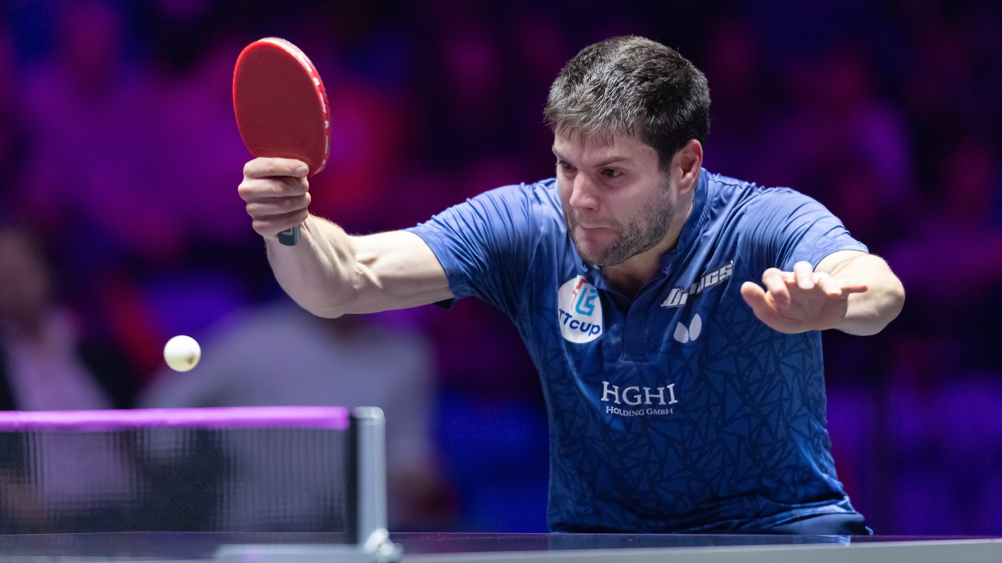 Dimitrij Ovtcharov vom TTC Neu-Ulm