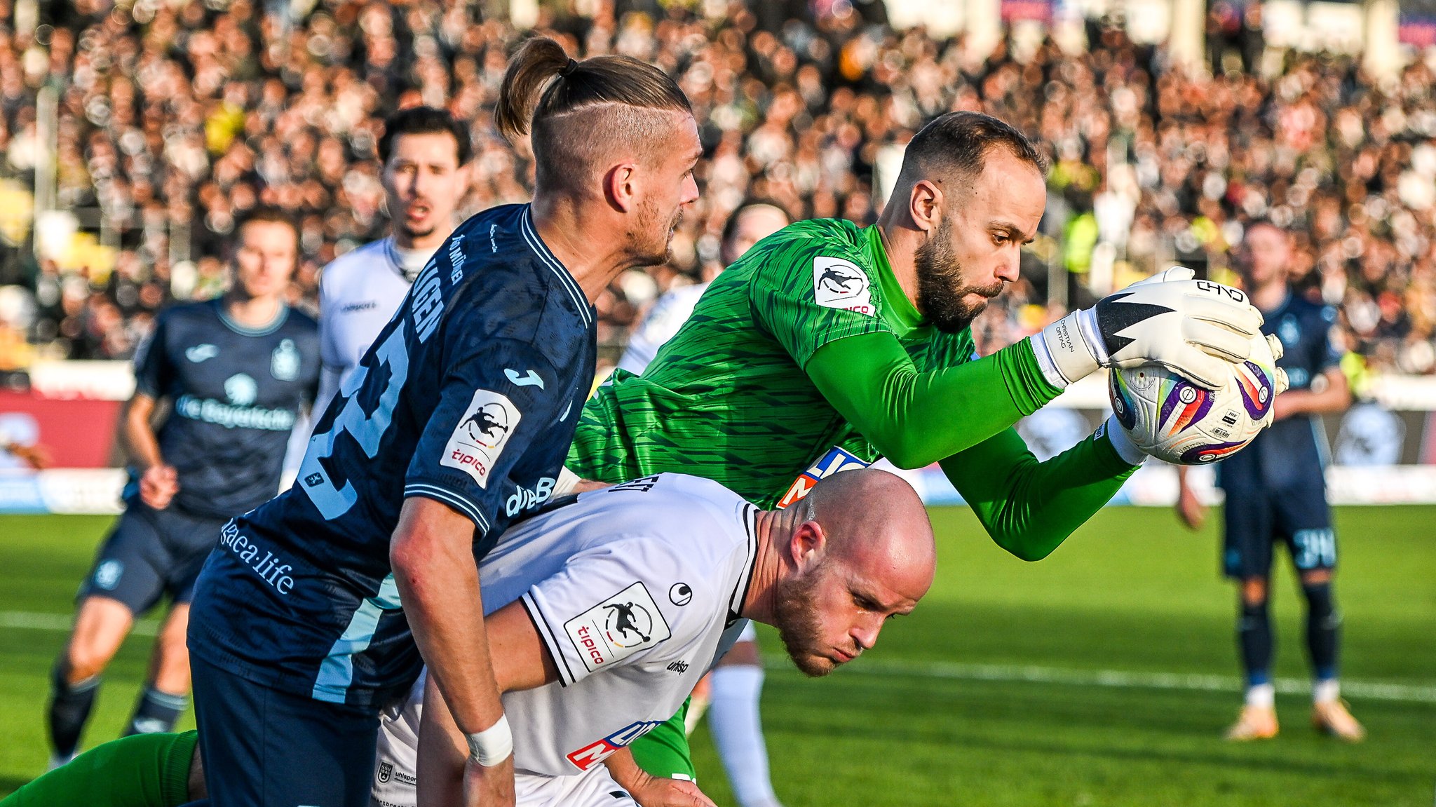 Spielszene SSV Ulm - TSV 1860 München