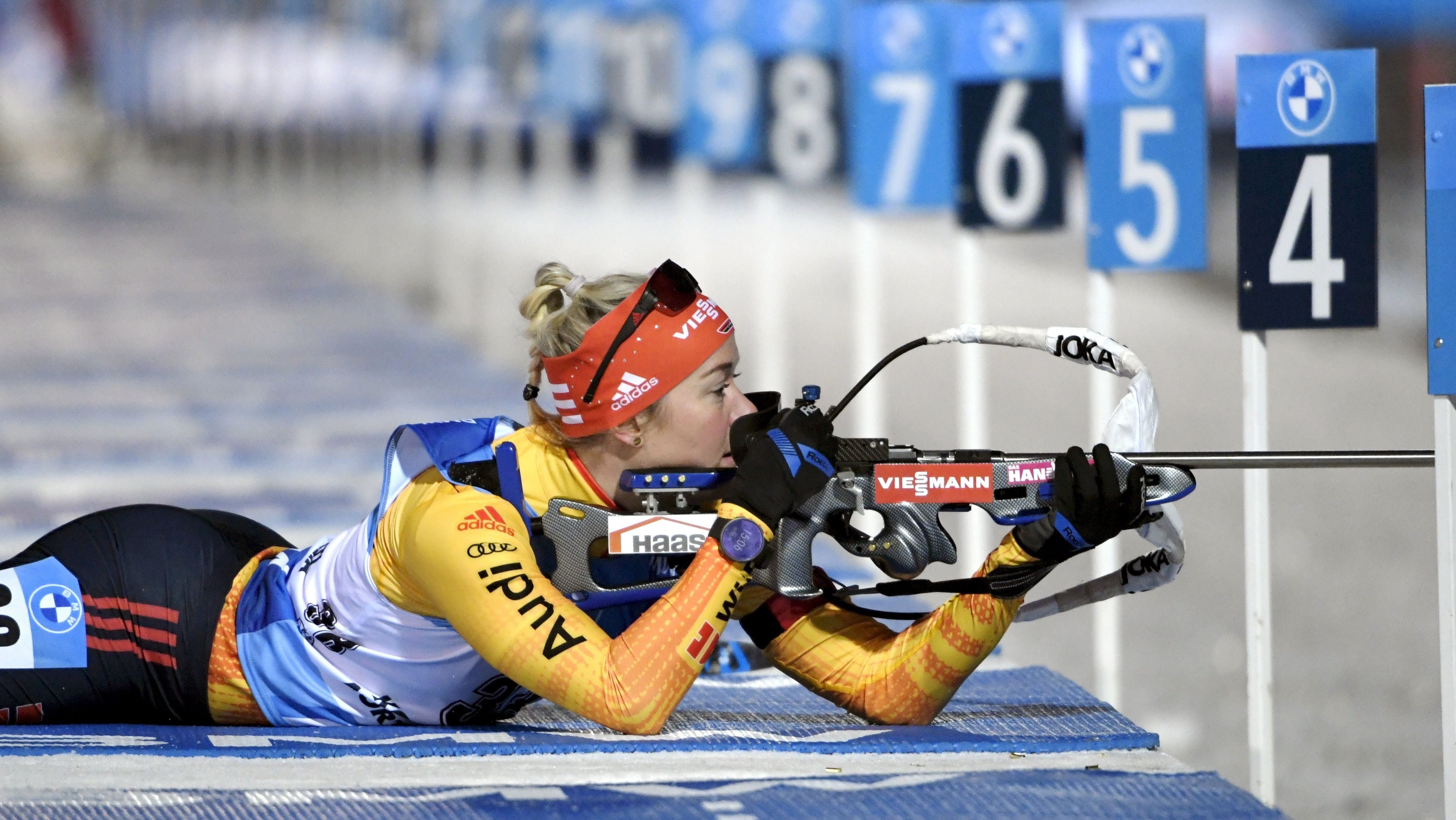 Biathlon Hammerschmidt Und Lesser Legen Messlatte Hoch Br24 maren hammerschmidt ist nach verletzungsbedingter auszeit und durchwachsener letzter saison wieder in der gruppe der weltbesten biathletinnen angekommen