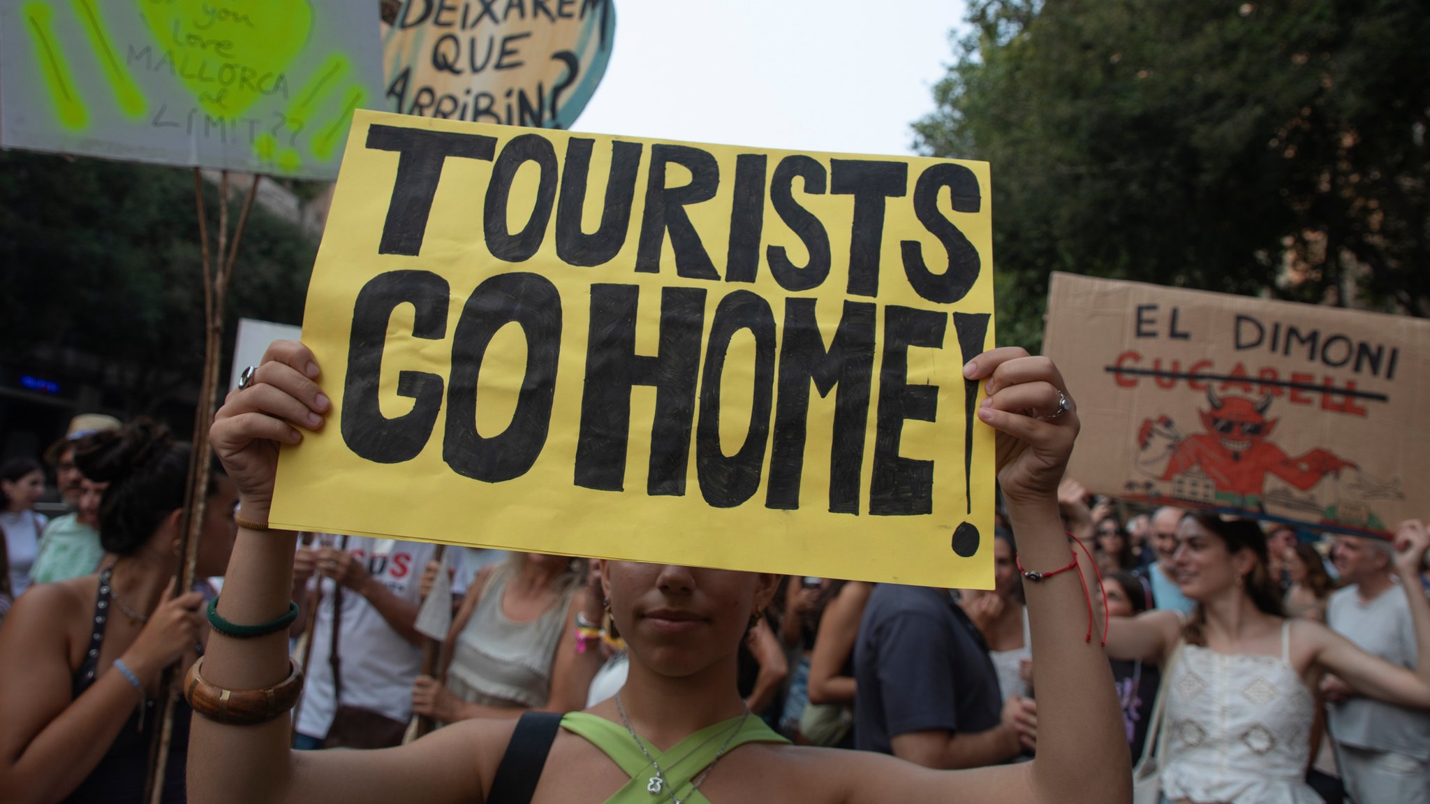 "Am Limit": Erneut Protest gegen Massentourismus auf Mallorca