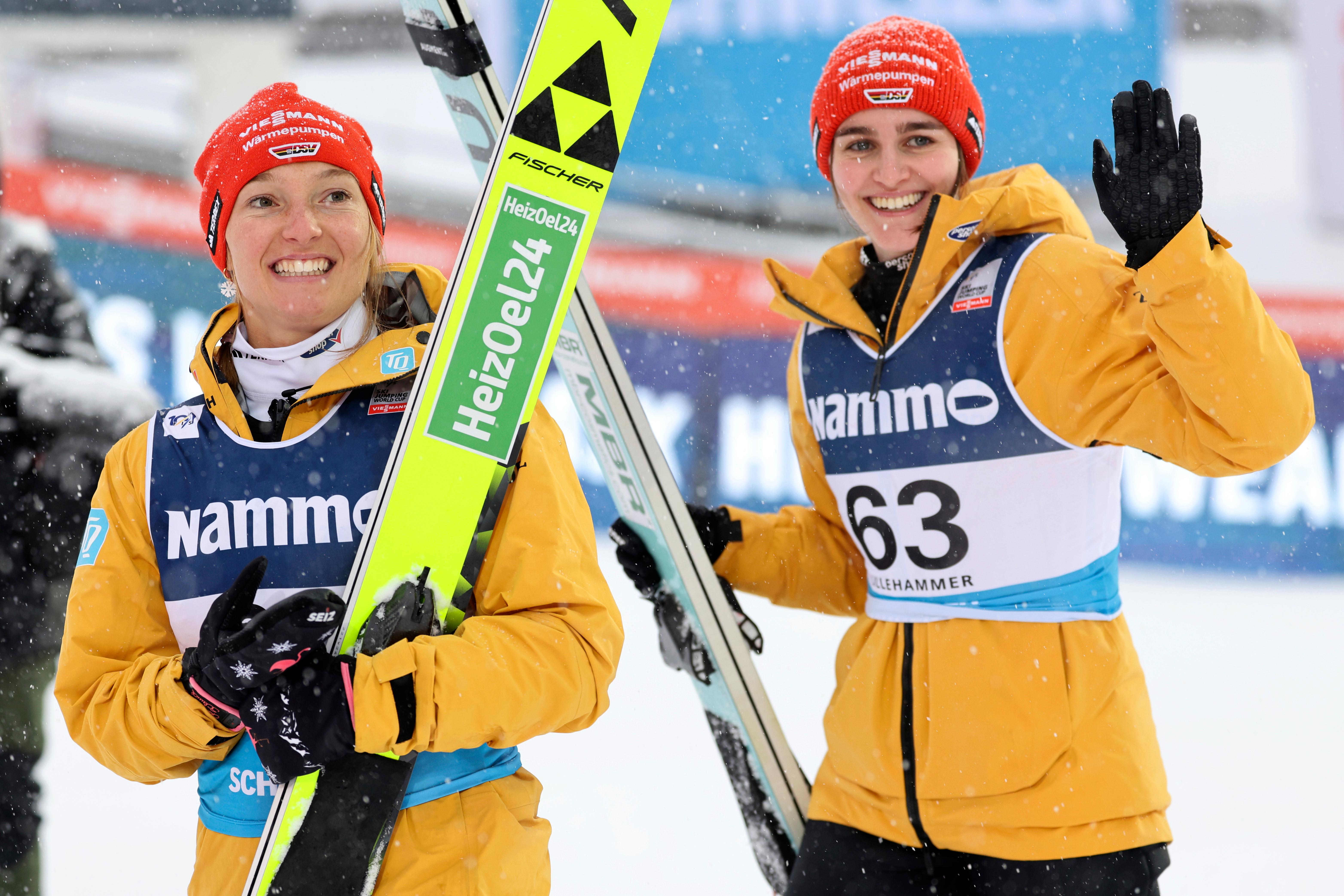 Katharina Schmid und Selina Freitag