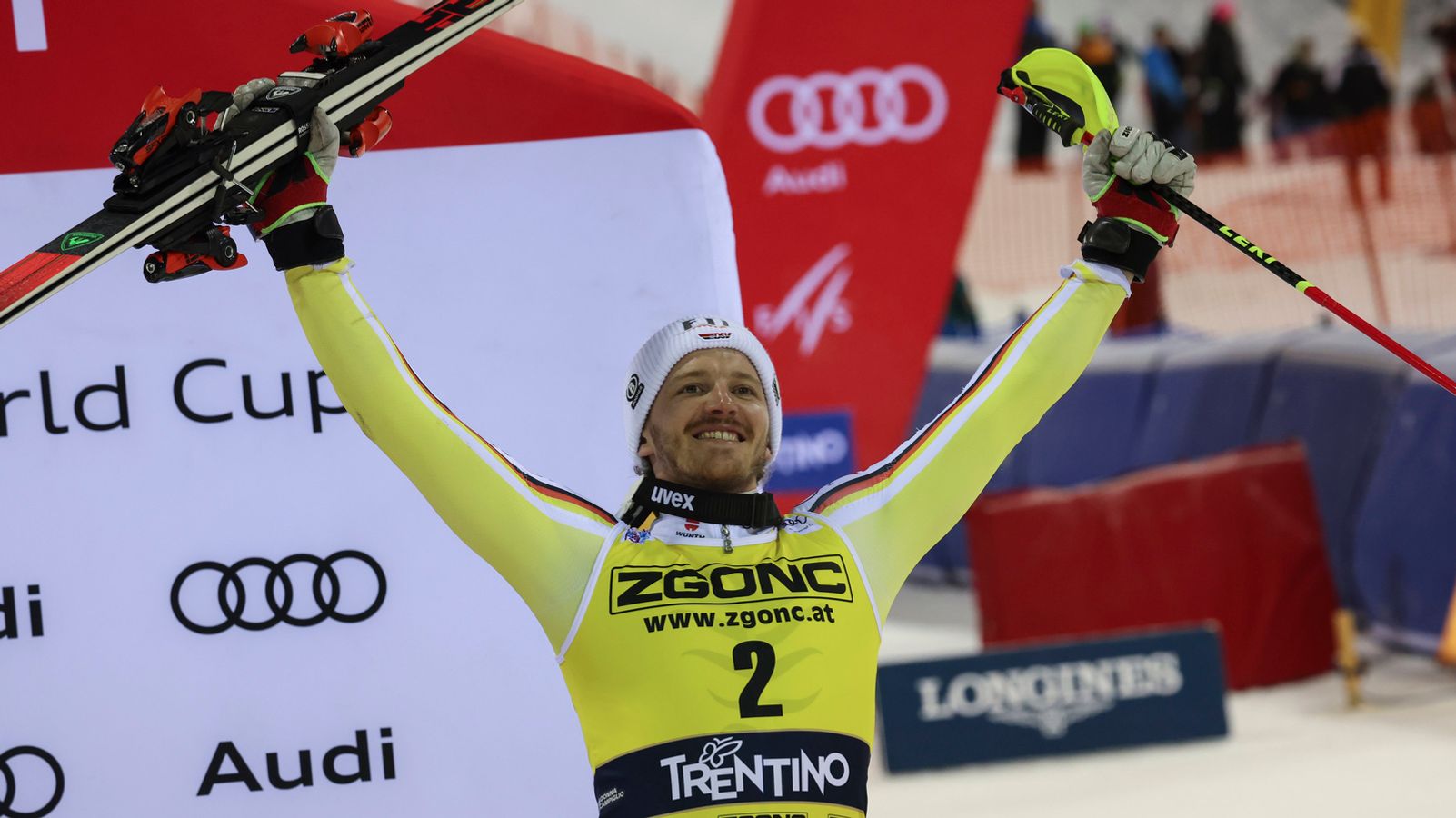 Sci alpino: il neopapà Linus Straßer corre al terzo posto