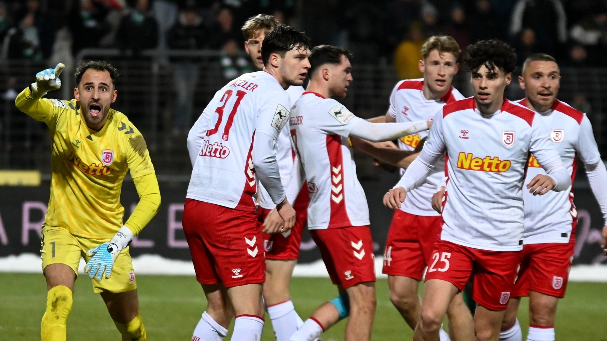 Regensburg bei Defensivarbeit | Archivbild vom 31.01.2026