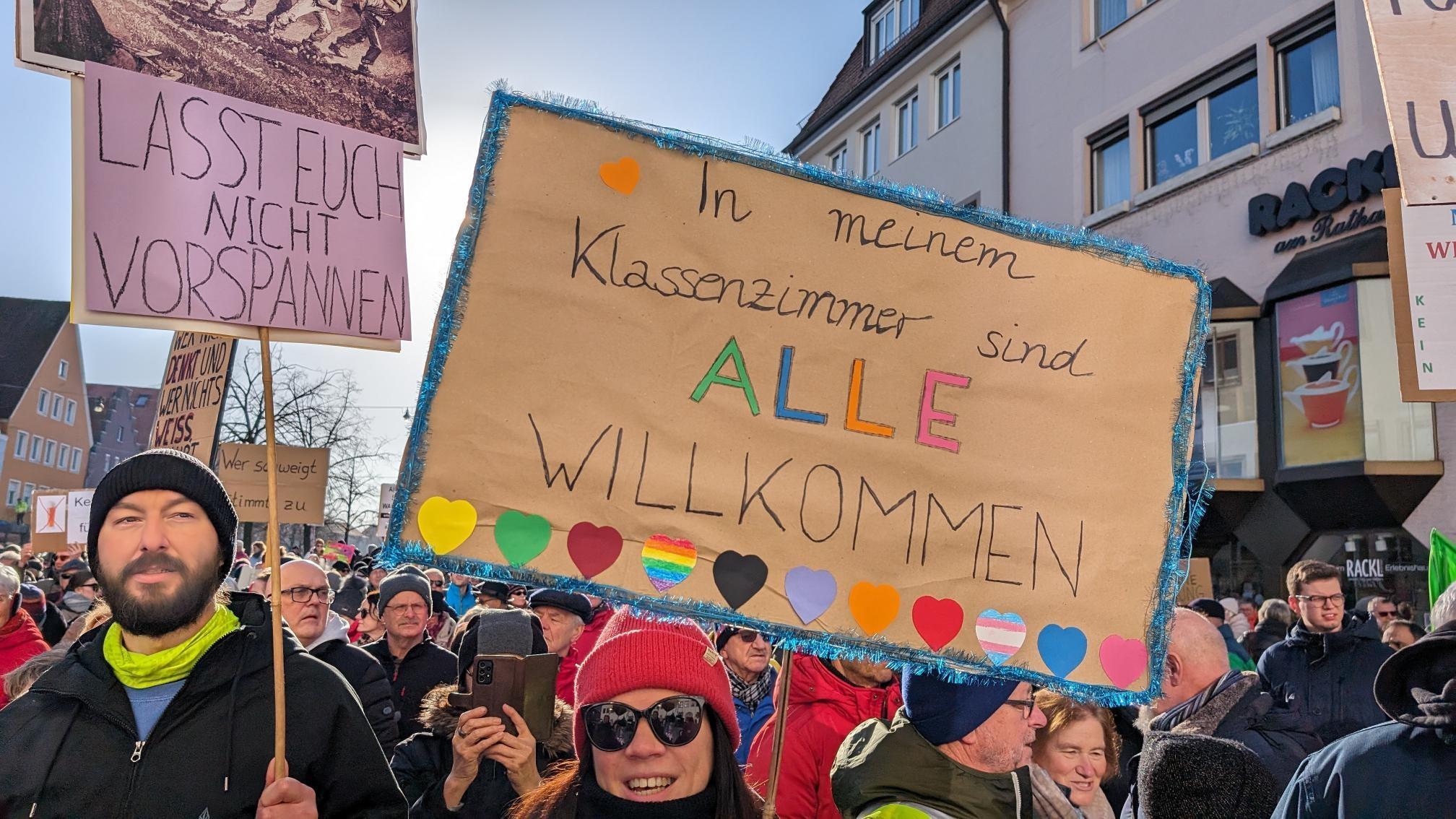 Demo in Neumarkt / Oberpfalz