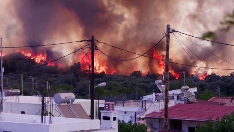 Hitze und Brände in Südeuropa