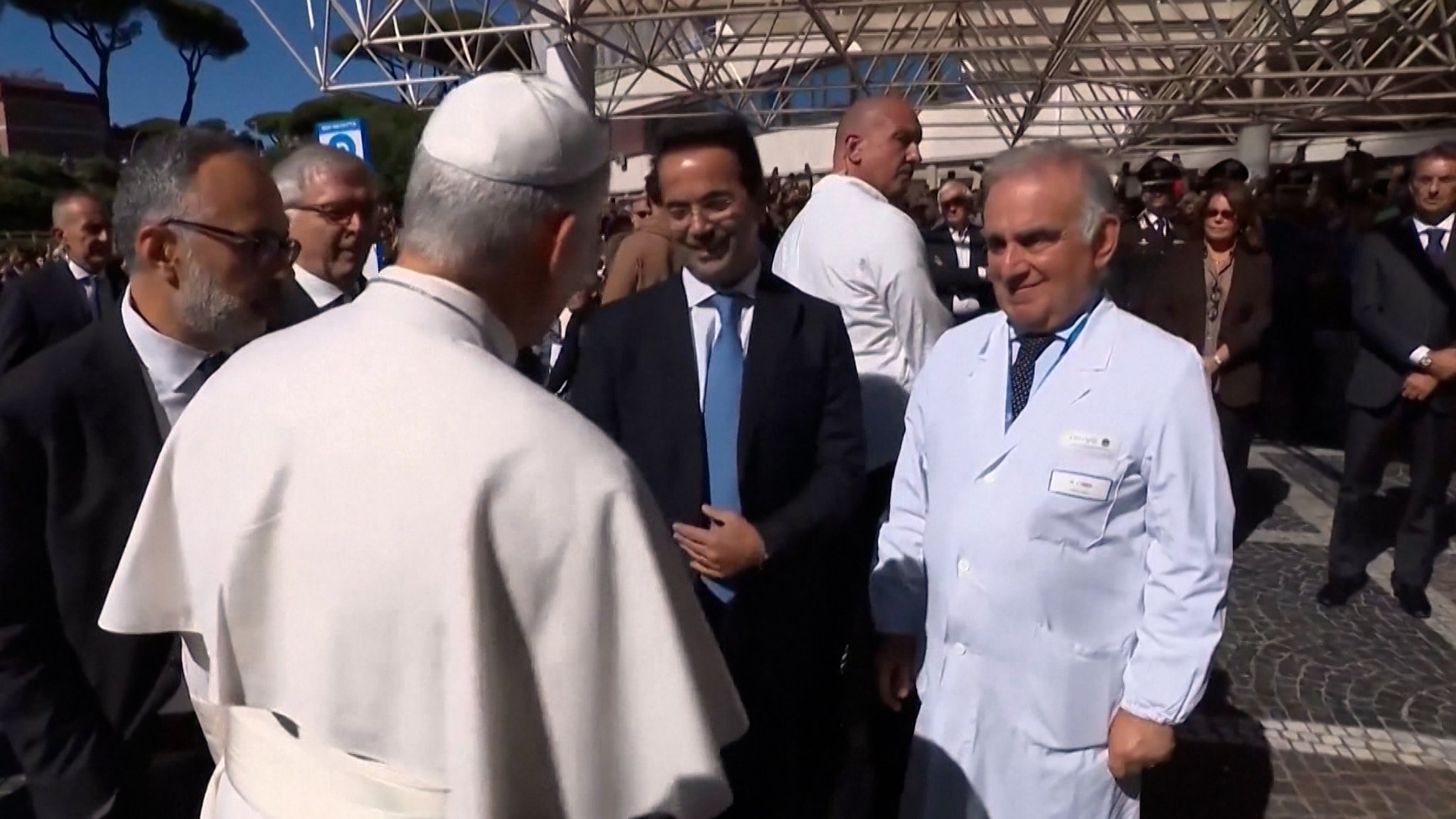 Papst im Krankenhaus | Bild: BR Papst im Krankenhaus