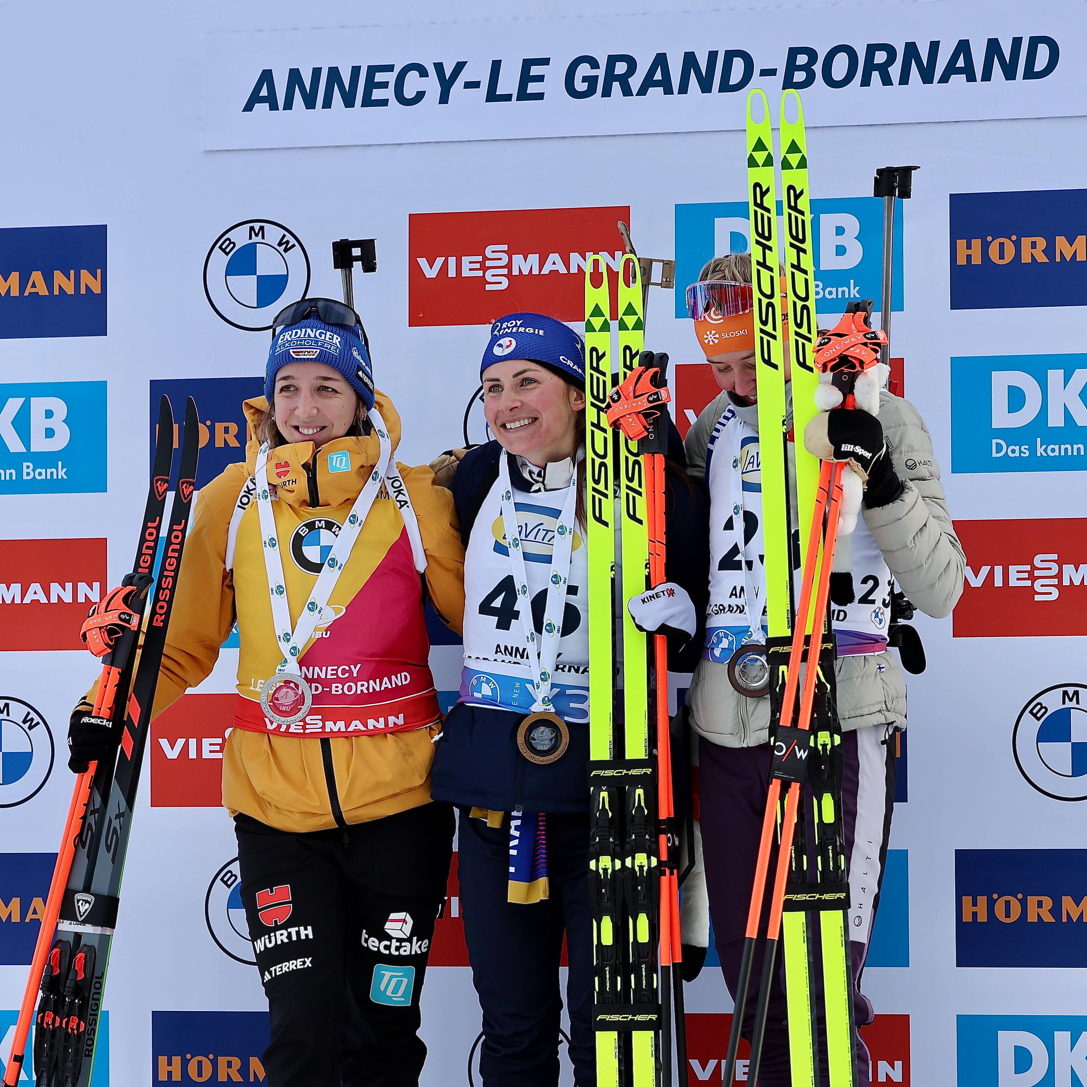 Franziska Preuss in Le Grand-Bornand 