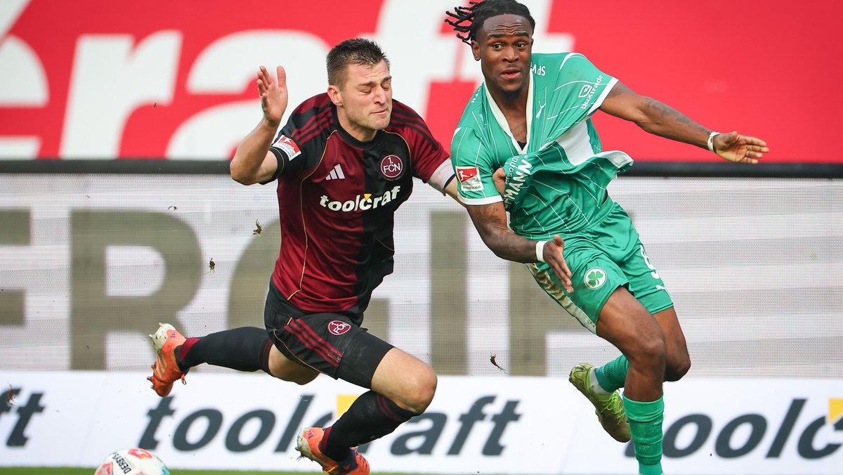 Schlagabtausch auf Augenhöhe: FCN und Fürth trennen sich remis