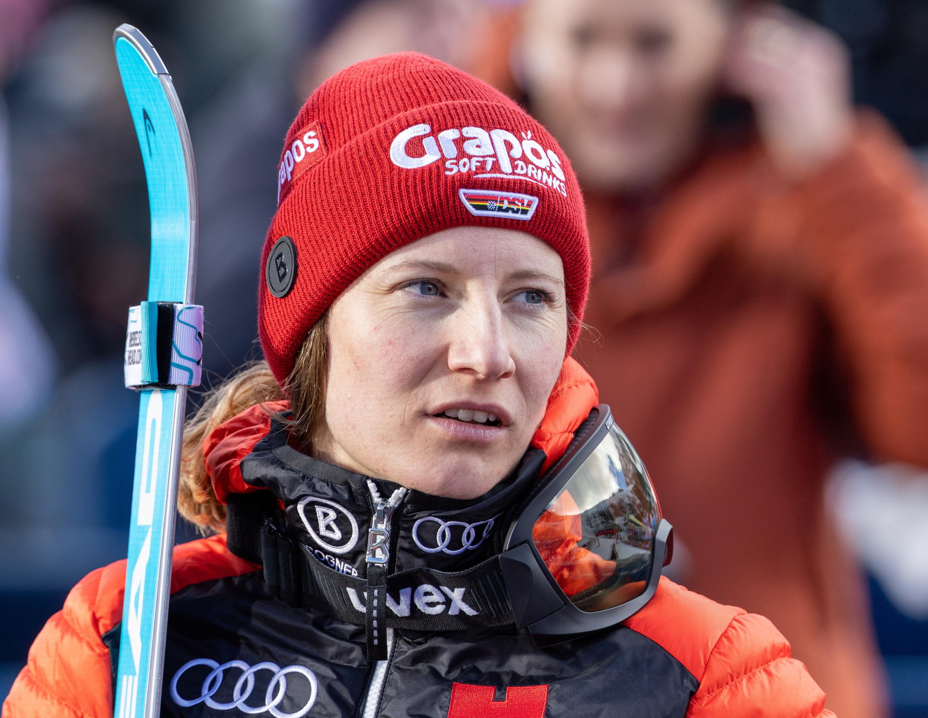 Lena Duerr während dem 2. Lauf im Riesentorlauf der Frauen am Rettenbachferner in Sölden.