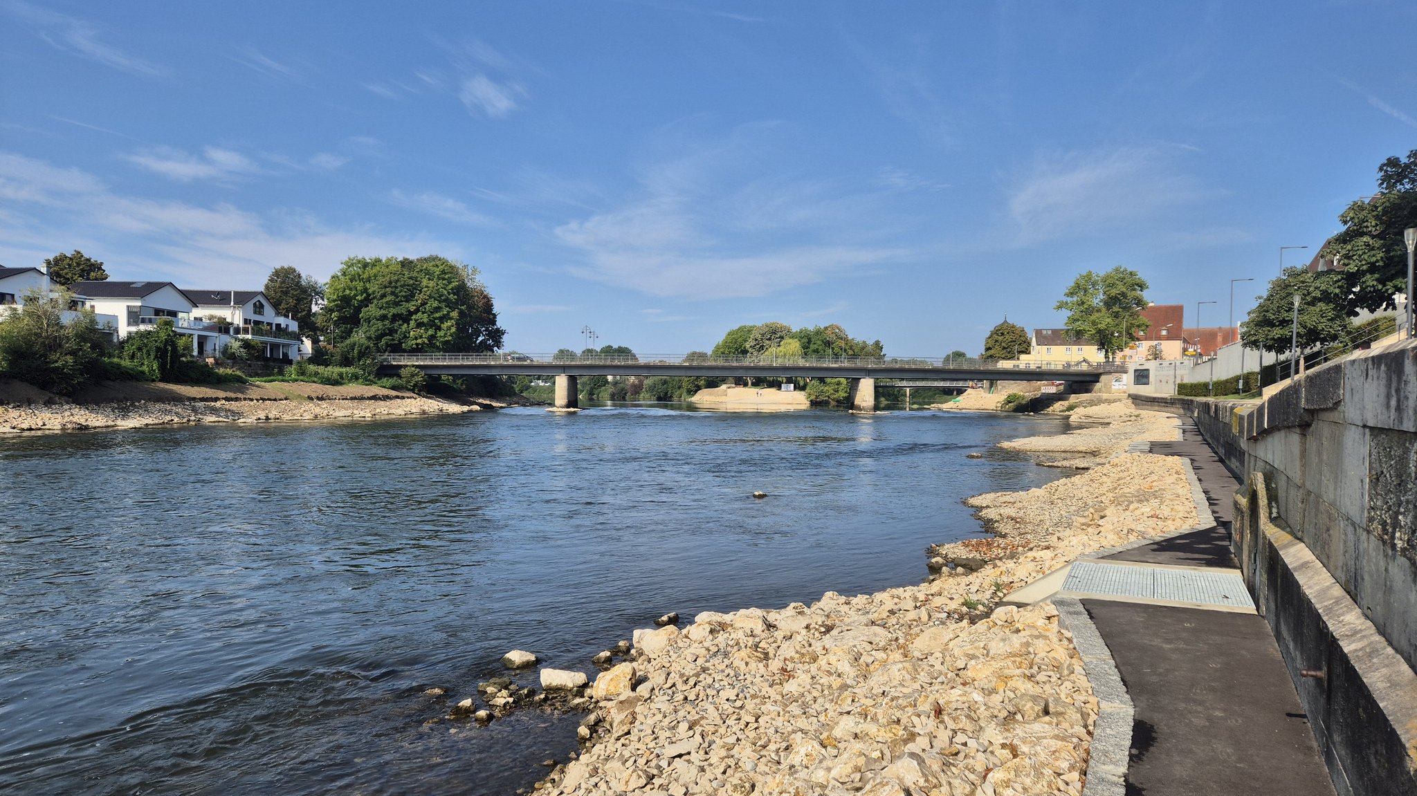 Ein Blick über die Donau bei Donauwörth | Bild: BR/ Hammer Ein Blick über die Donau bei Donauwörth