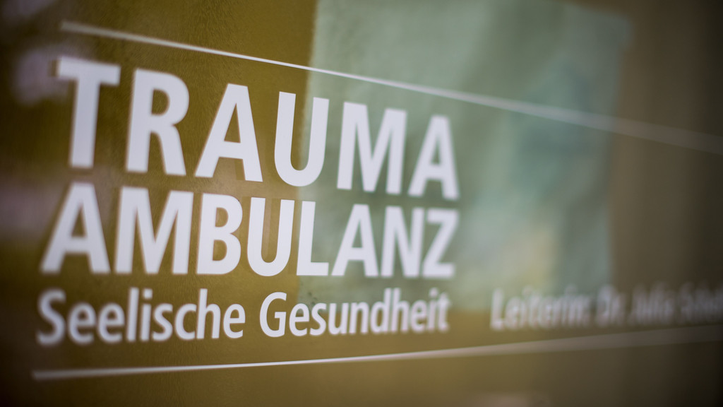 Schriftzug "Trauma-Ambulanz" (Symbolbild)