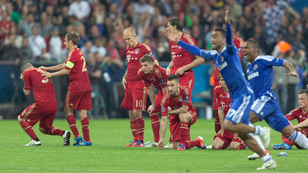 Chelsea jubelt, die Bayern trauern im "Finale dahoam" 2012