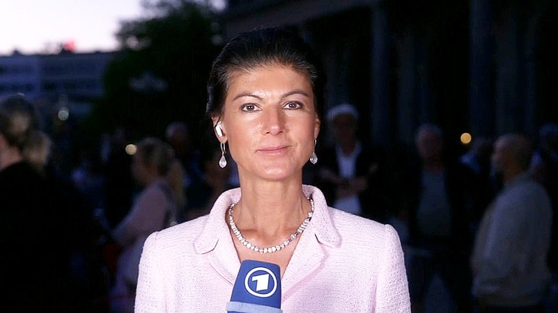 Sahra Wagenknecht im Kontrovers-Interview | Bild: BR / Kontrovers Sahra Wagenknecht im Kontrovers-Interview