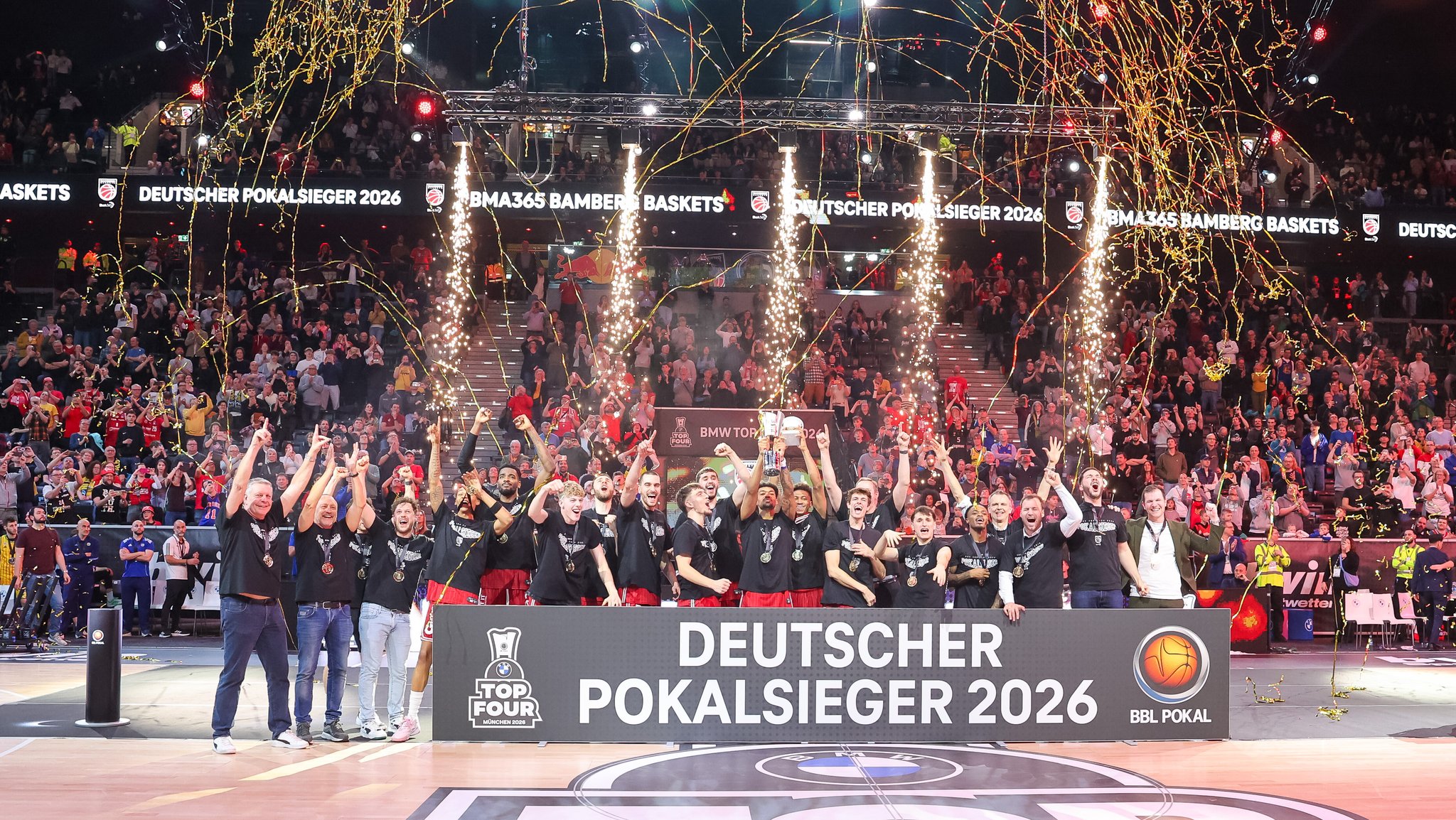 Bamberg Baskets - deutscher Pokalsieger 2026 | Bild: picture alliance / Eibner-Pressefoto | Jenni Maul Bamberg Baskets - deutscher Pokalsieger 2026