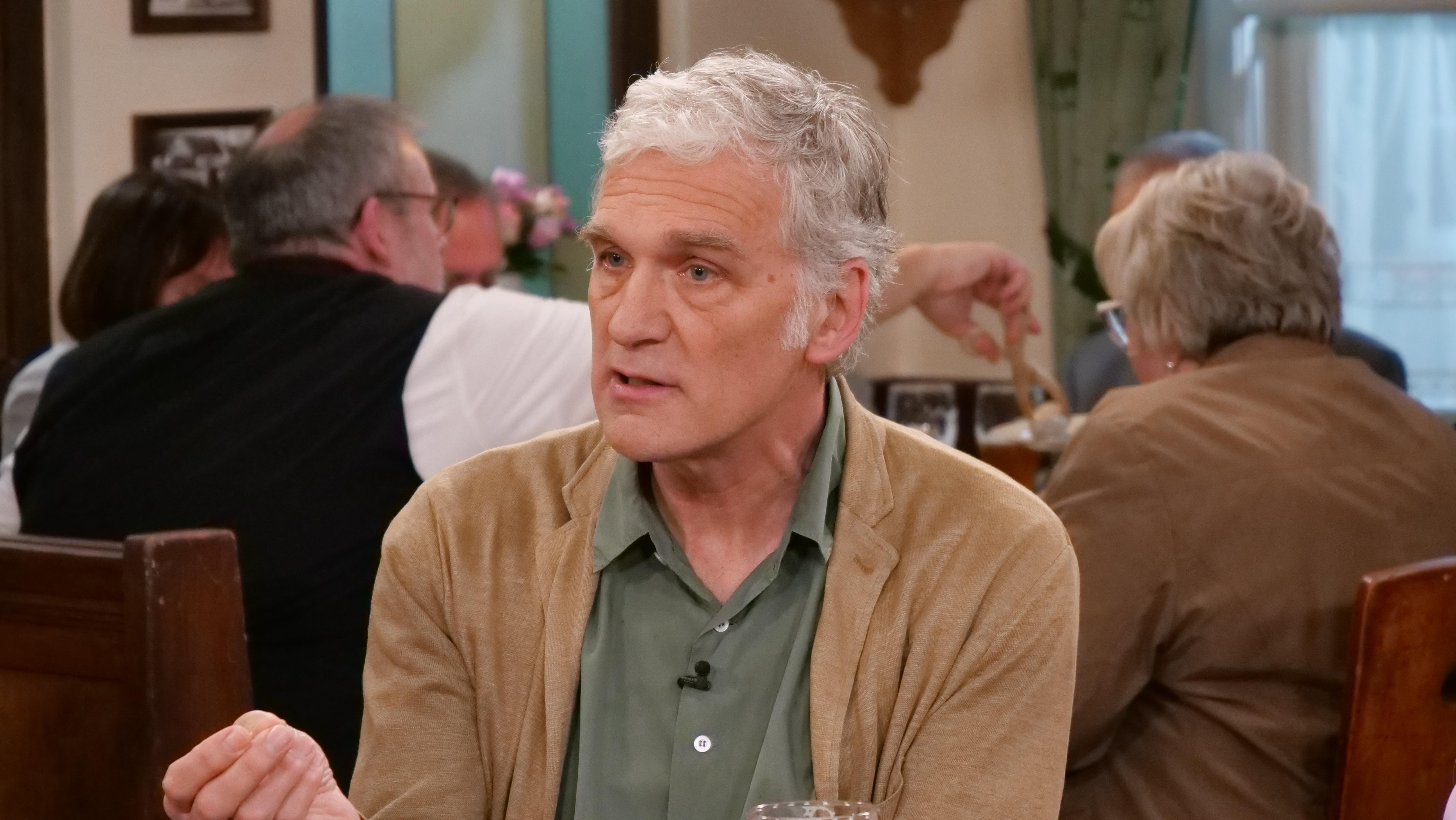 Schauspieler Walter Sittler am BR Sonntags-Stammtisch