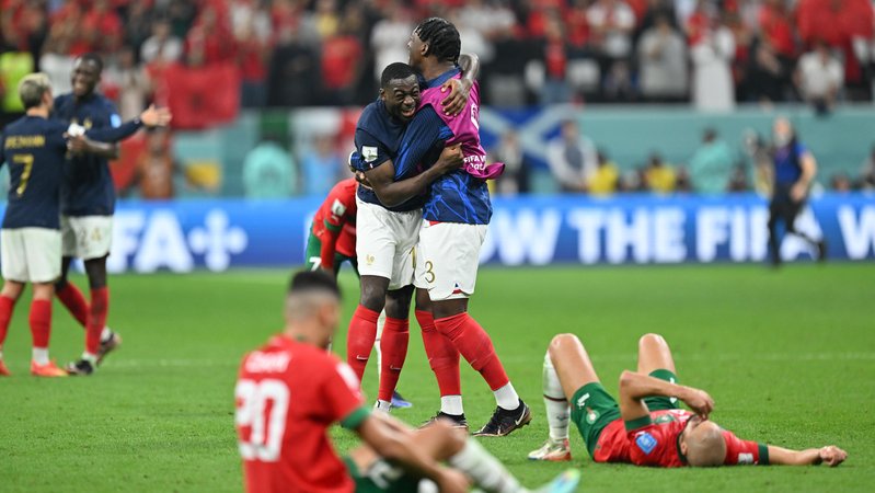 WM 2022: Frankreich jubelt, Marokko enttäuscht