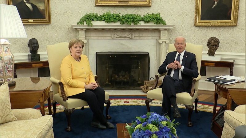 Merkel und Biden