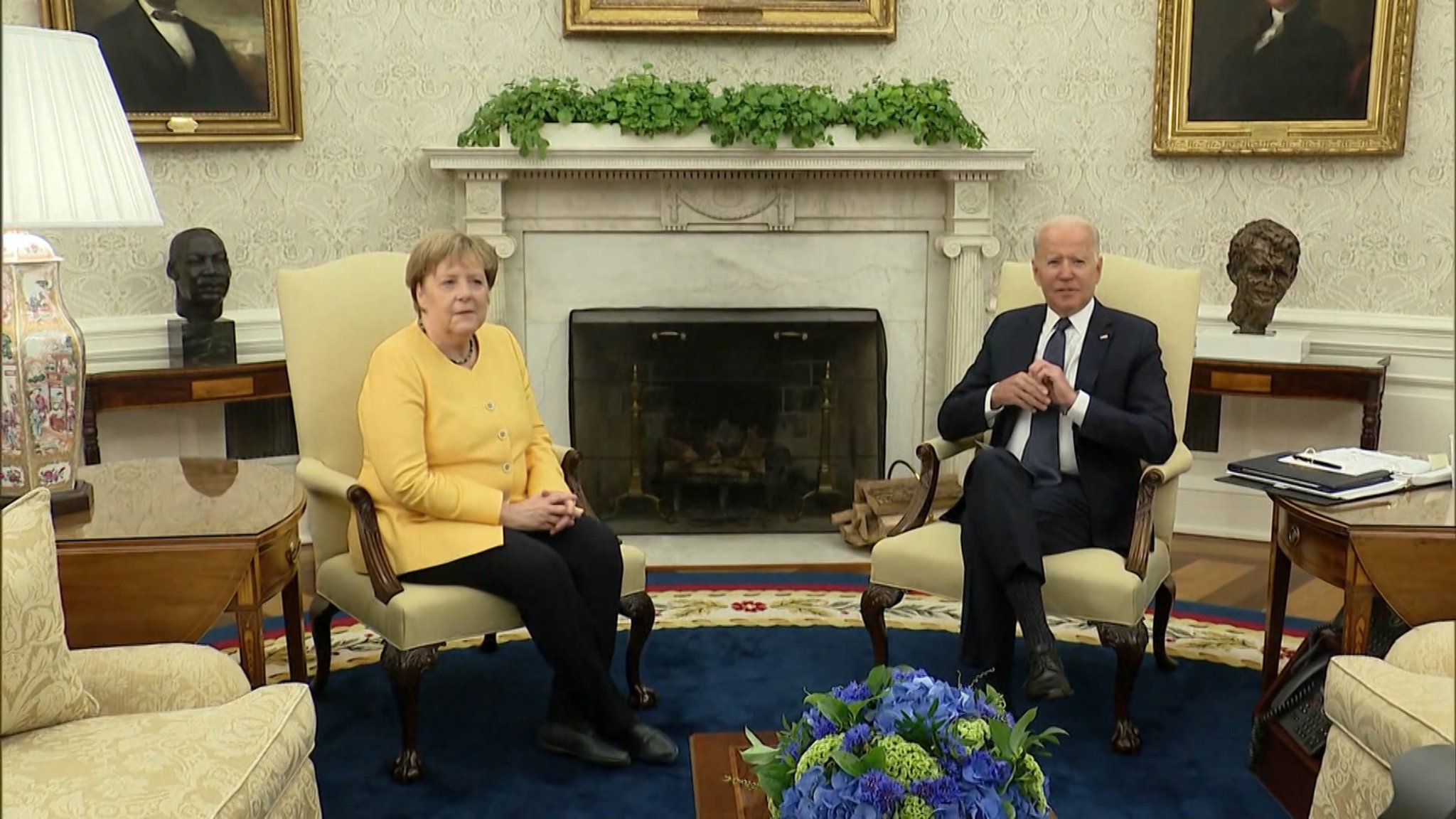 Merkel und Biden