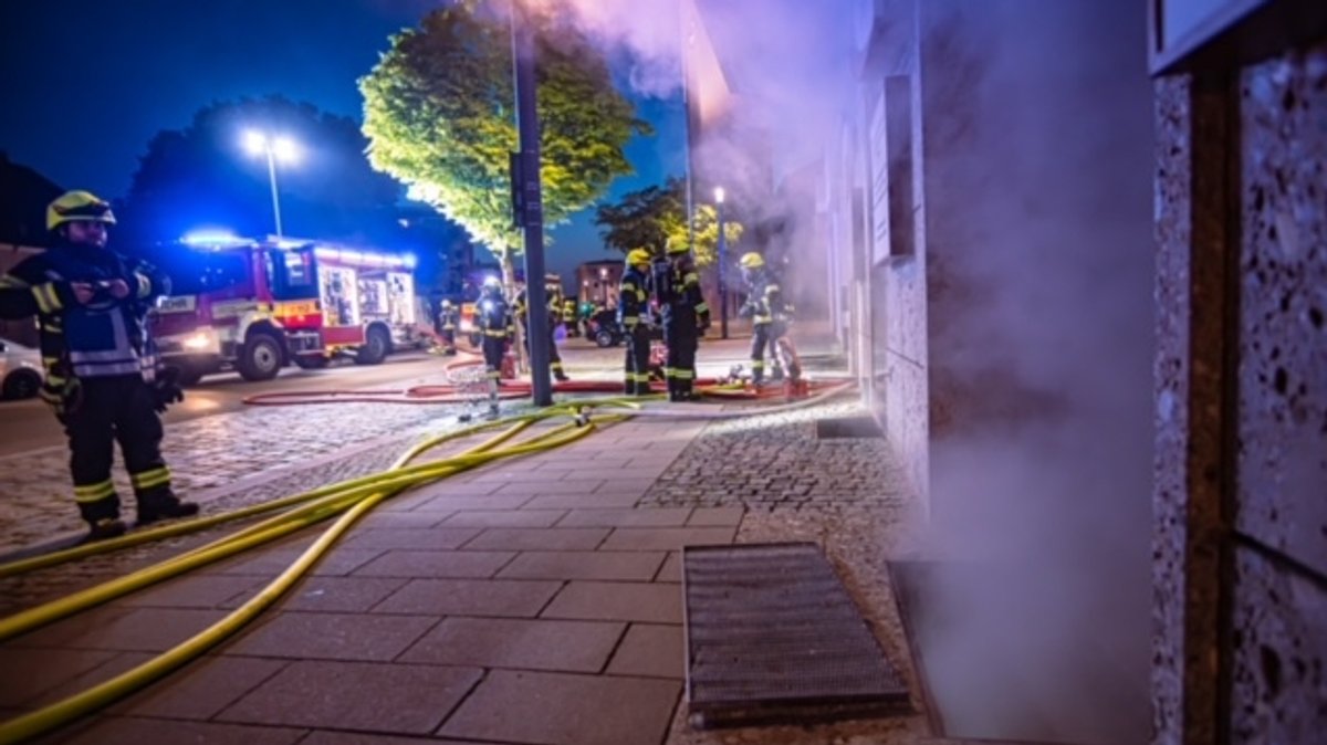 Foto vom Feuerwehreinsatz in Burghausen.