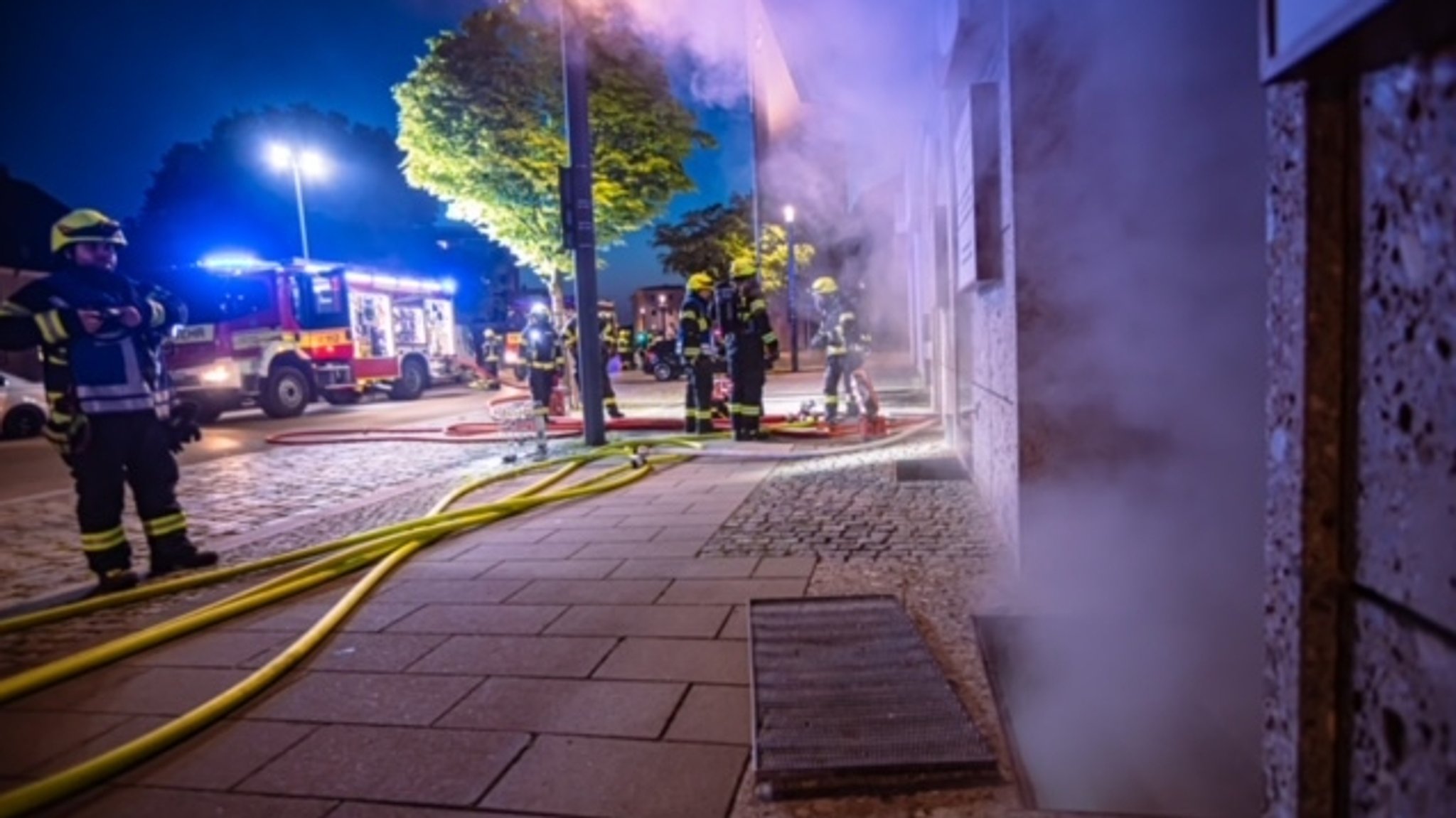 Foto vom Feuerwehreinsatz in Burghausen.