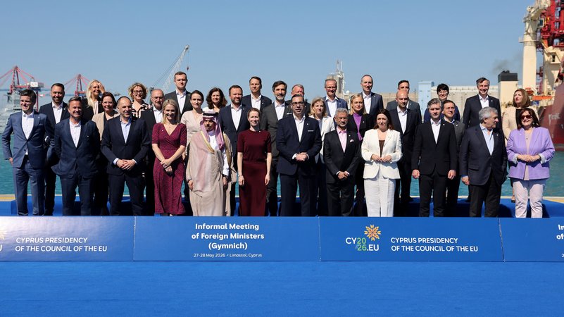 Informelles Treffen der EU-Außenminister in Limassol, Zypern | Bild: REUTERS/Yiannis Kourtoglou Informelles Treffen der EU-Außenminister in Limassol, Zypern