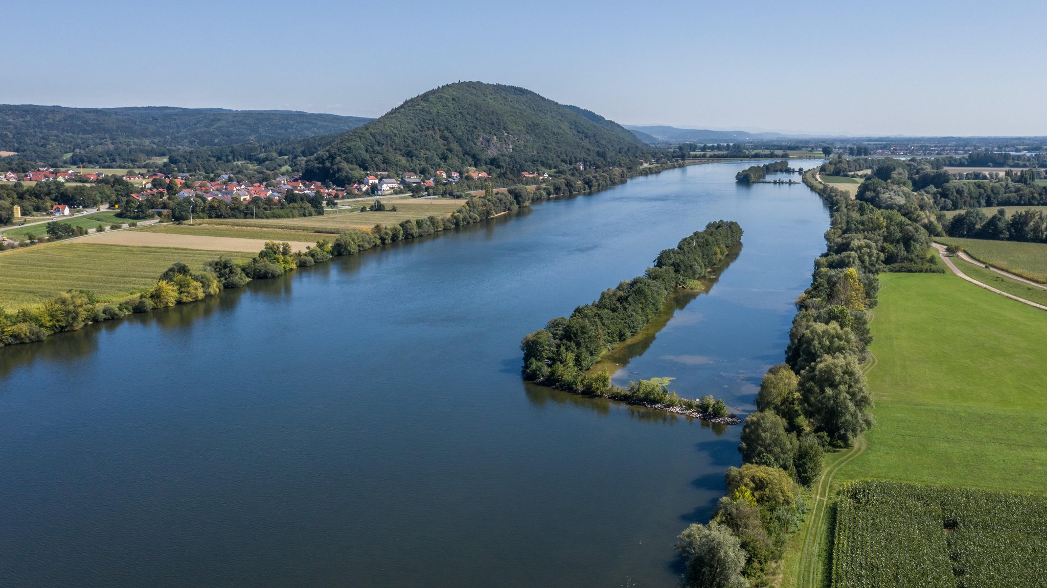 Die Donau im Landkreis Regensburg