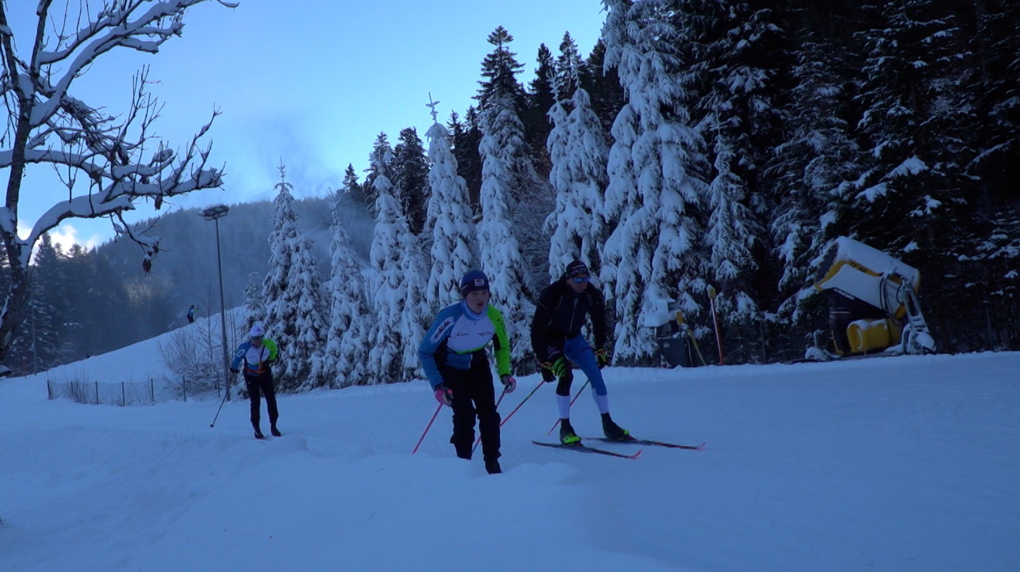 Seit Mitte November wird in Leutasch in Tirol trainiert - Snowfarming macht es möglich. 