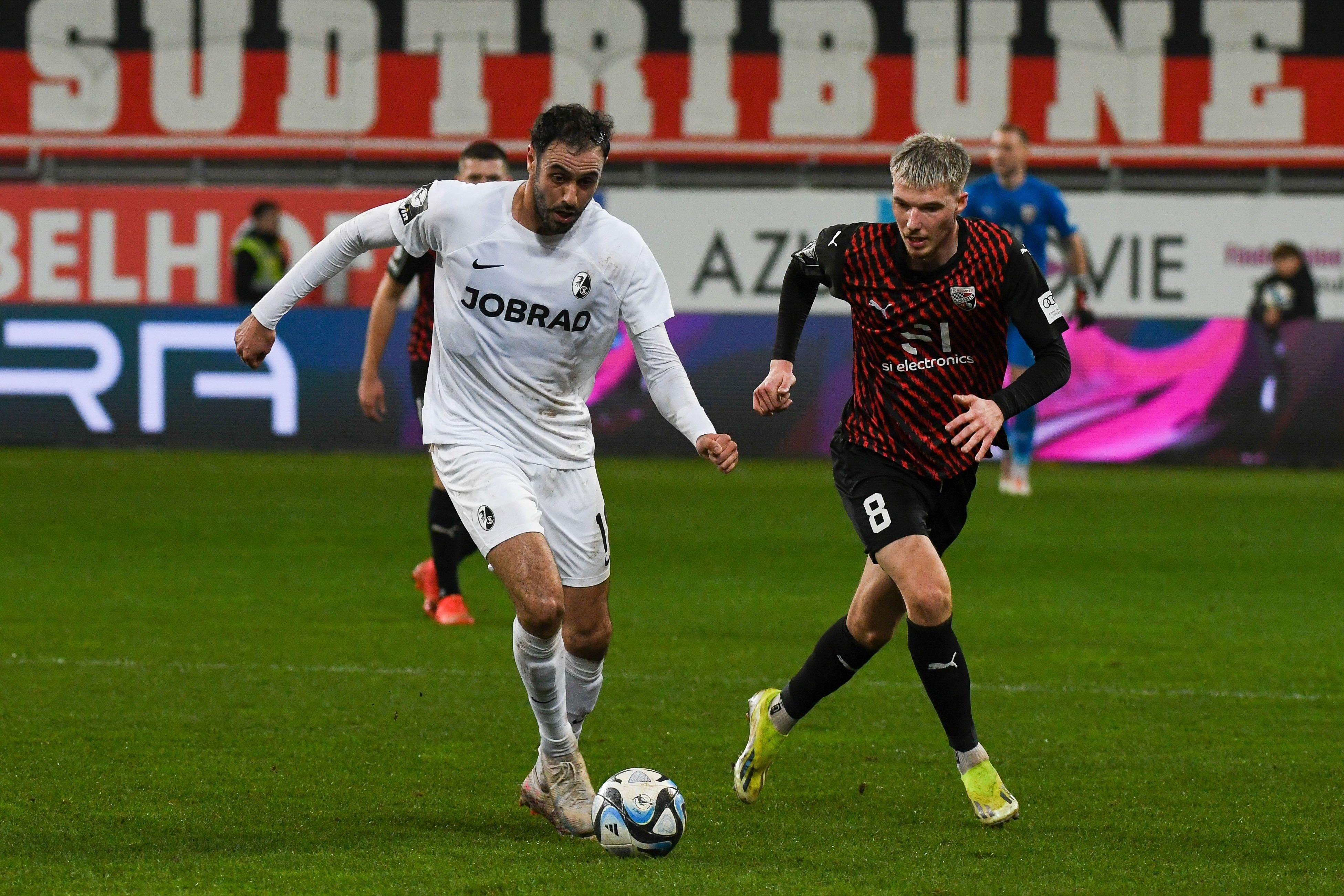 Spielszene FC Ingolstadt - SC Freiburg II