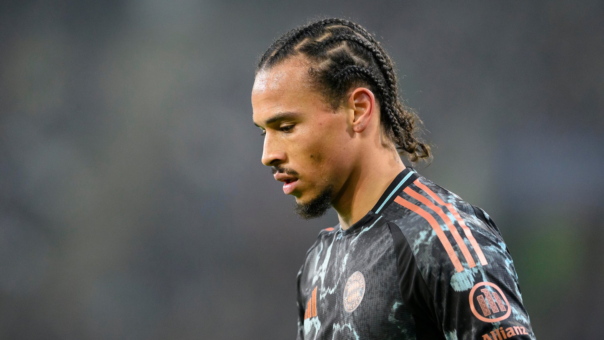 Leroy Sané war im Spiel gegen Gladbach weit entfernt von seinem Leistungsvermögen.