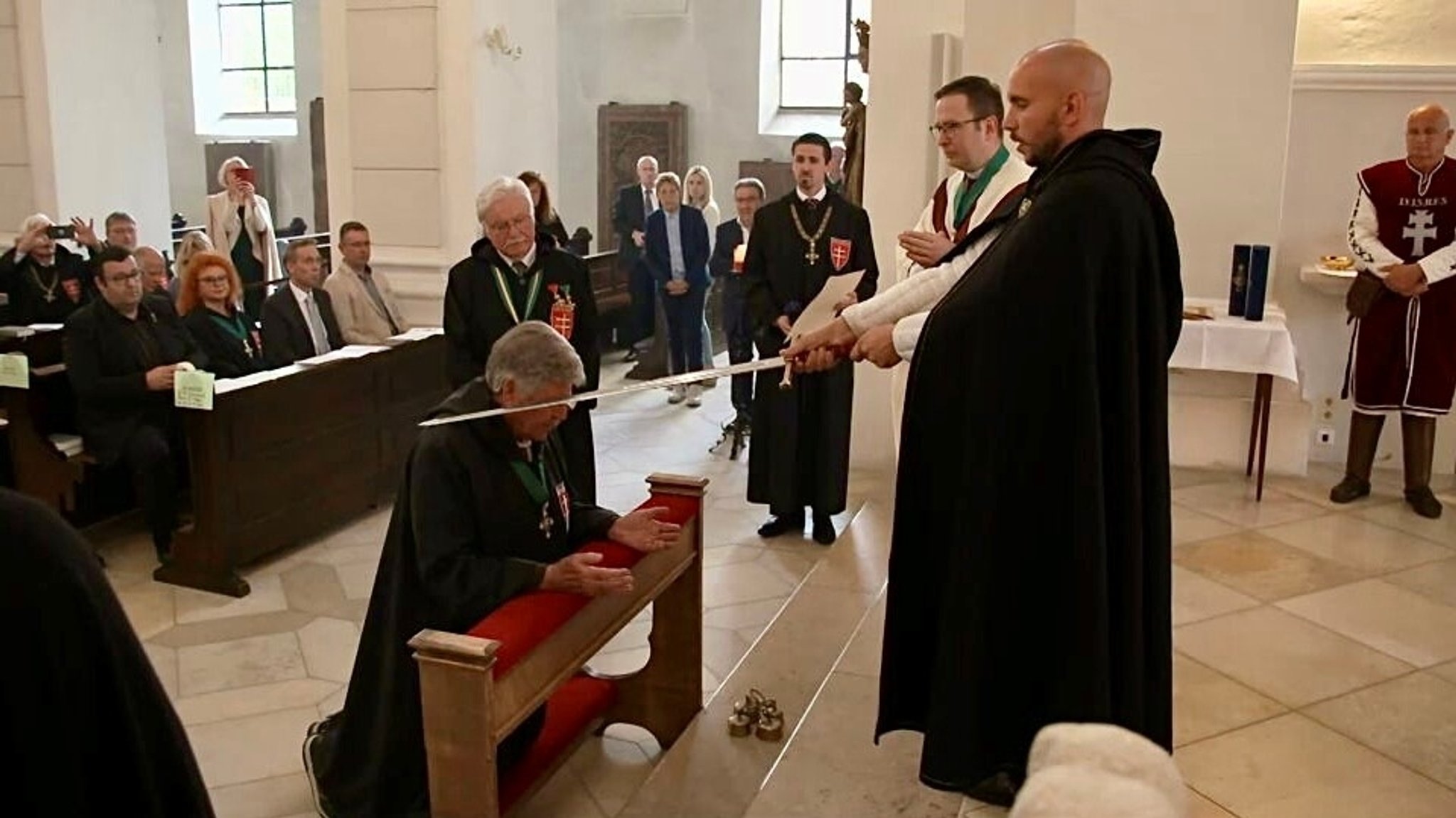 Ritterschlag beim Ritterorden zum Heiligen Georg in Passau am 11.05.2024