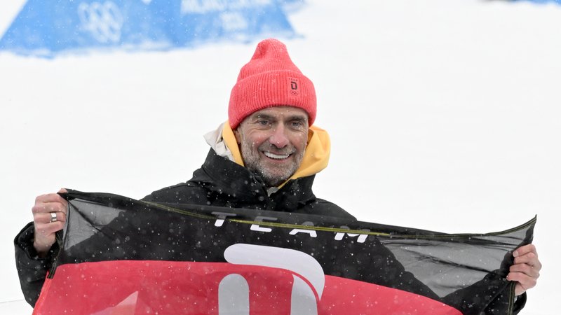 Jürgen Klopp, Fußballfunktionär, bei den Olympischen Spielen in Cortian | Bild: picture alliance/dpa | Hendrik Schmidt Jürgen Klopp, Fußballfunktionär, bei den Olympischen Spielen in Cortian
