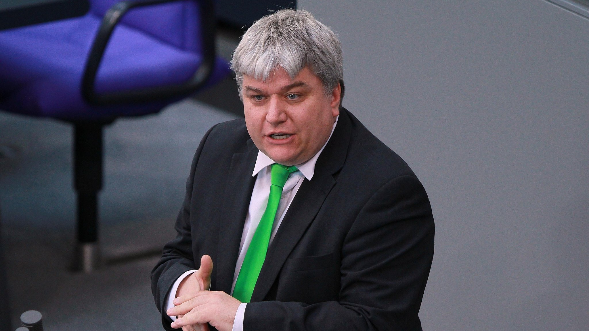 Der Regensburger Grünen-MdB Stefan Schmidt im Bundestag (Archivbild)