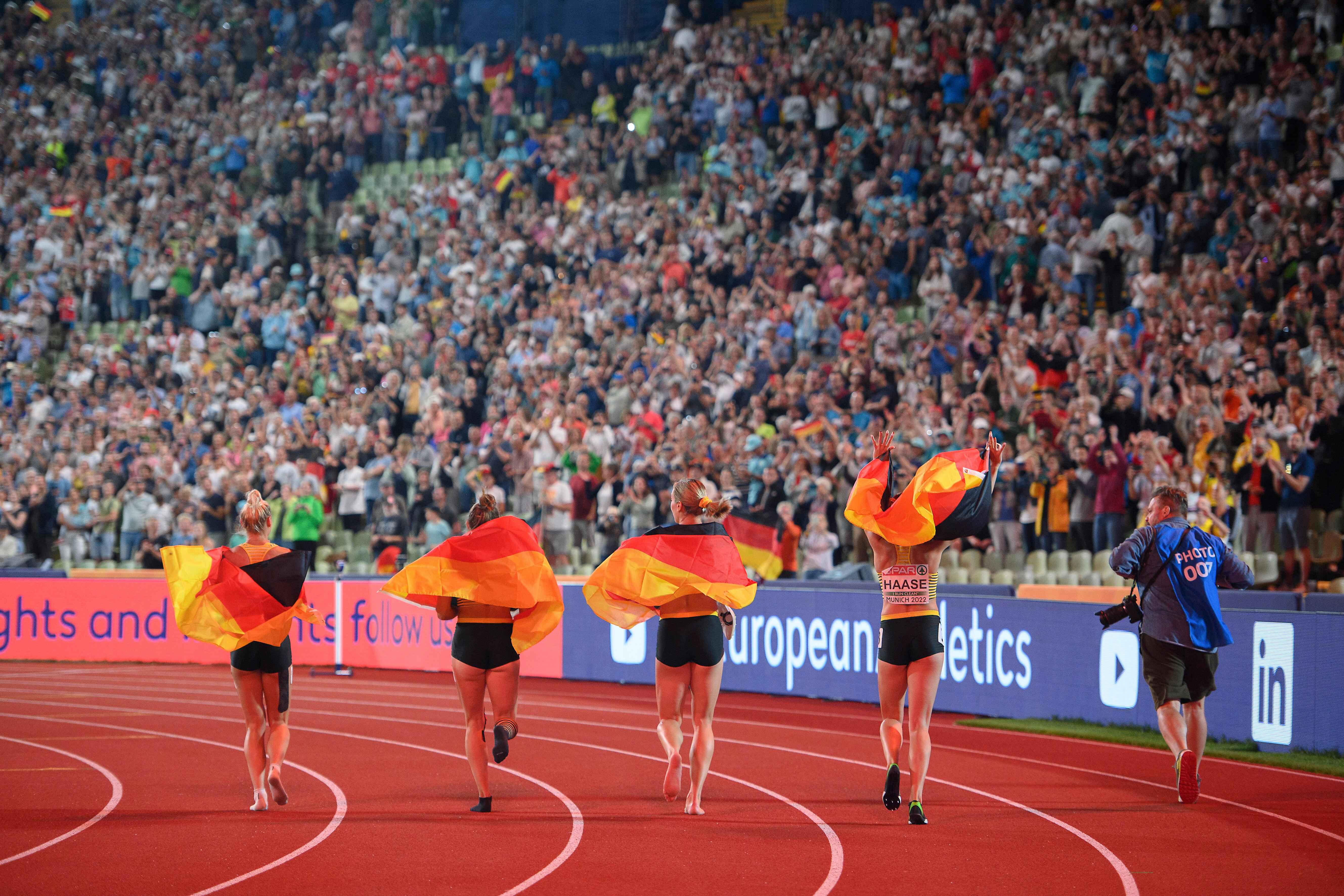 Stimmung während der European Championships in München