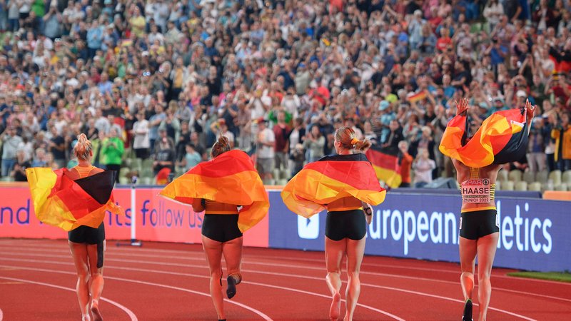 Stimmung während der European Championships in München | Bild: picture-alliance/dpa Stimmung während der European Championships in München