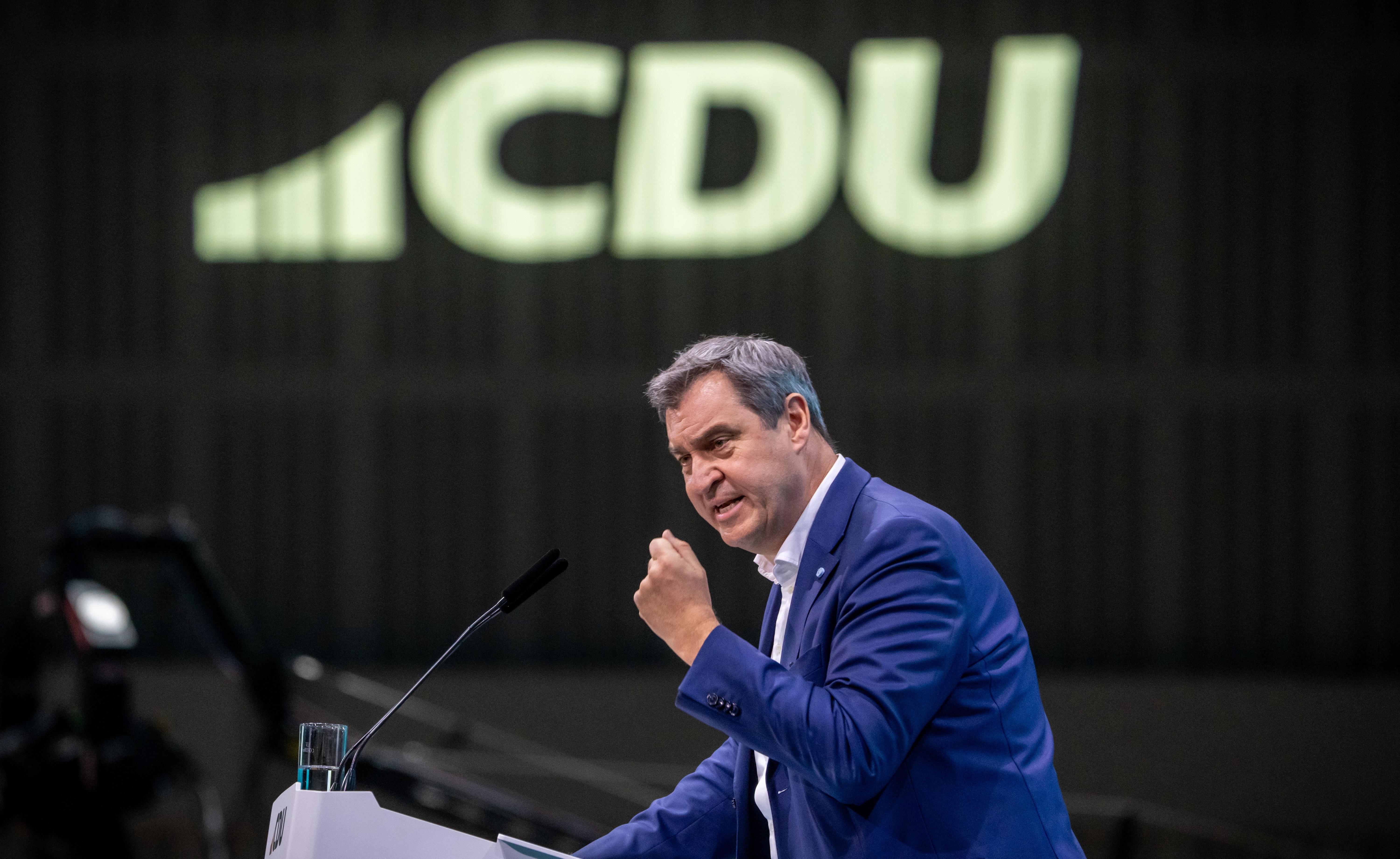 Söder beim CDU-Parteitag