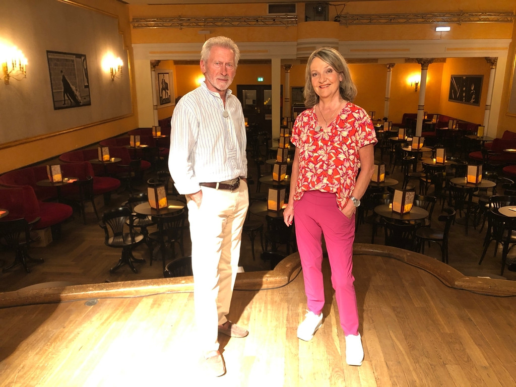 Paul Breitner und Marianne Kreuzer im Münchner Lustspielhaus