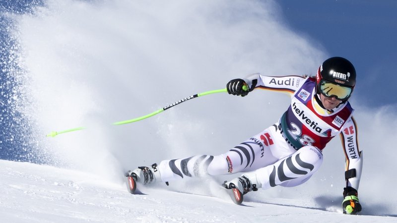 18.12.2022, Schweiz, St. Moritz: Ski alpin: Weltcup, Super G, Damen: Kira Weidle aus Deutschland in Aktion. 