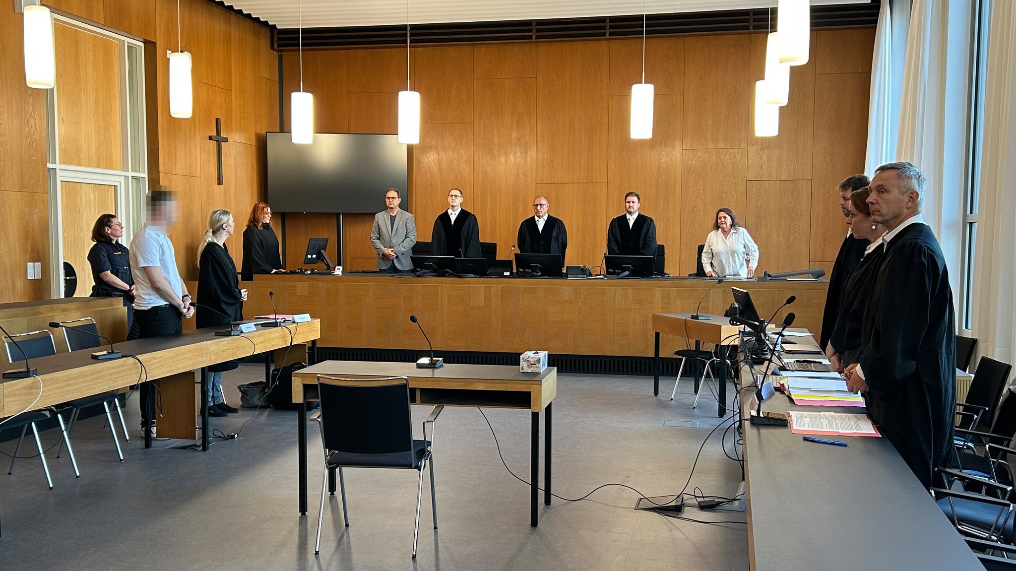 Prozessbeginn am Landgericht Aschaffenburg | Bild: BR / Katrin Küx Prozessbeginn am Landgericht Aschaffenburg