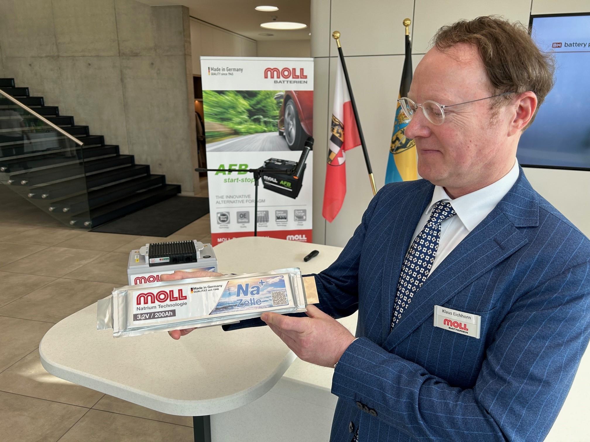 Der Geschäftsführer der Firma Moll, Klaus Eichhorn. 